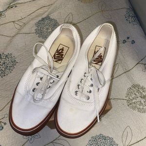 Vans Authentic Marshmallow Gum Skate Shoes